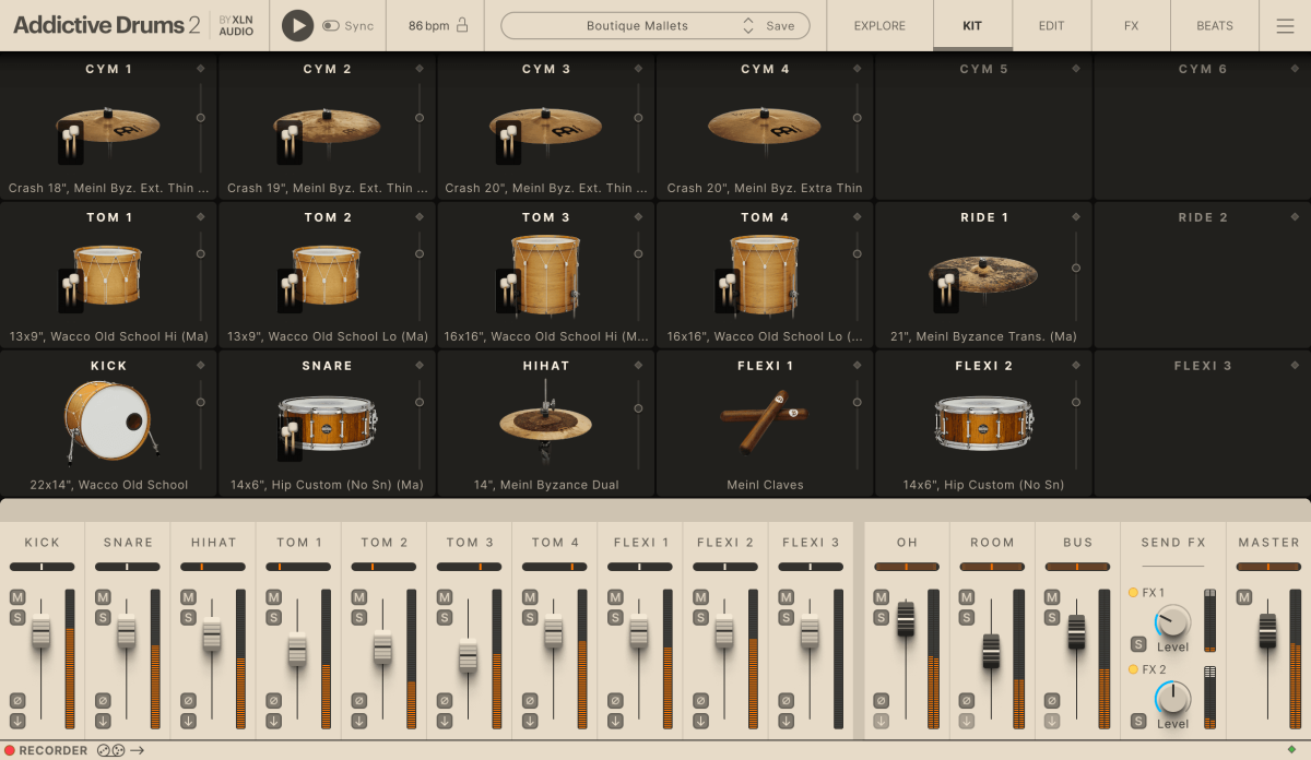 XLN AUDIO Addictive Drums 2: Boutique Mallets (Download)