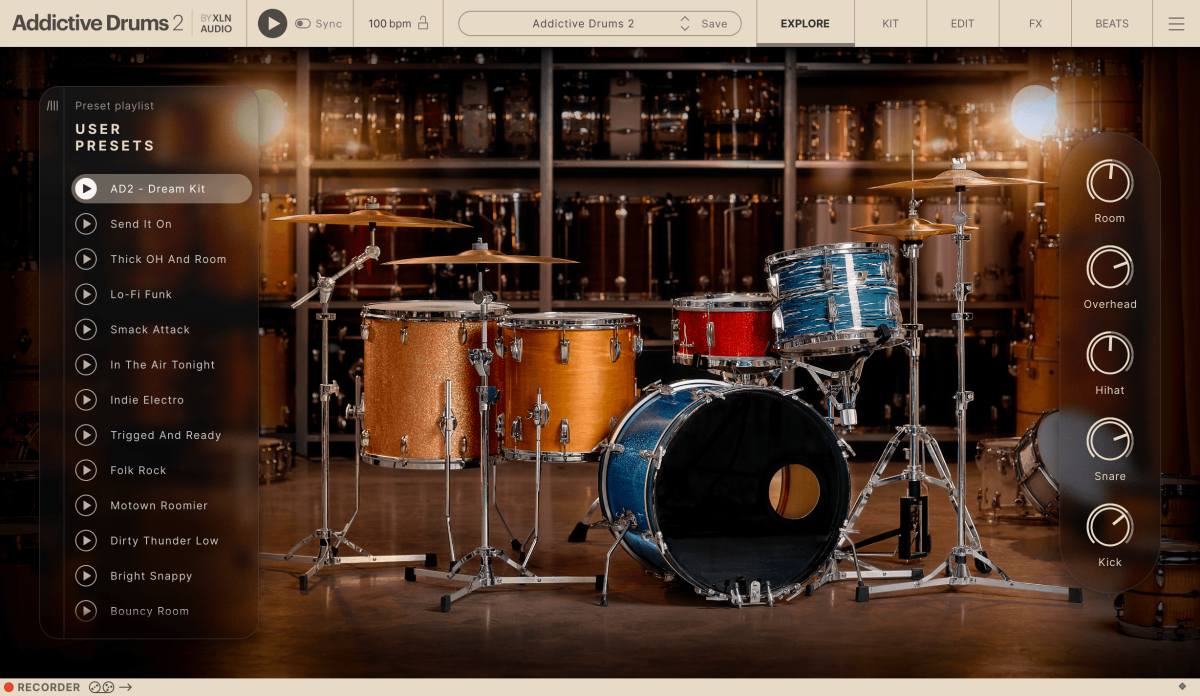 XLN AUDIO Addictive Drums 2: Custom  (Download)