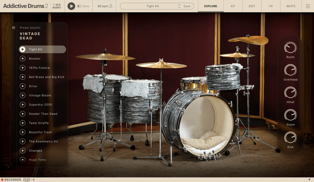 XLN AUDIO Addictive Drums 2: Vintage Dead (Download)