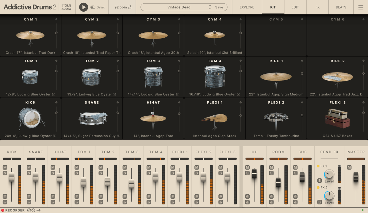 XLN AUDIO Addictive Drums 2: Vintage Dead (Download)
