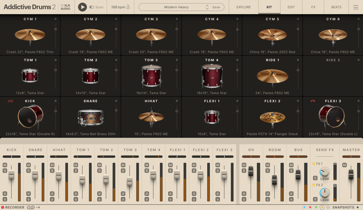 XLN AUDIO Addictive Drums 2: Modern Heavy ADpak (Download)