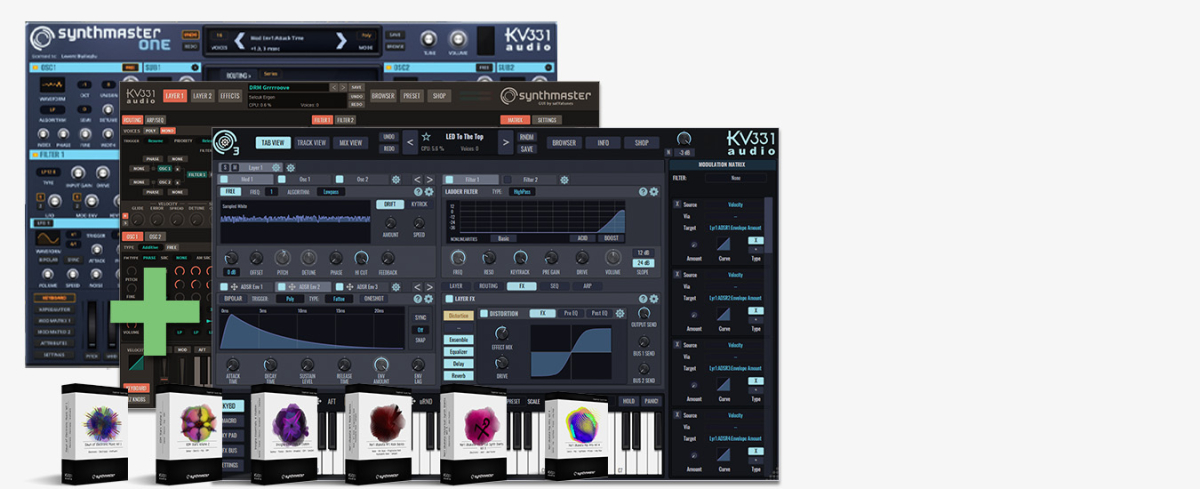 KV331 SynthMaster Producer Bundle (Download)