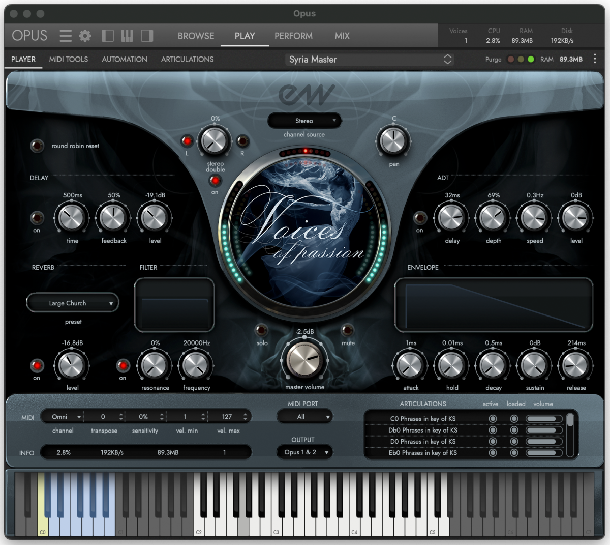 EASTWEST VOICES OF PASSION (Download)