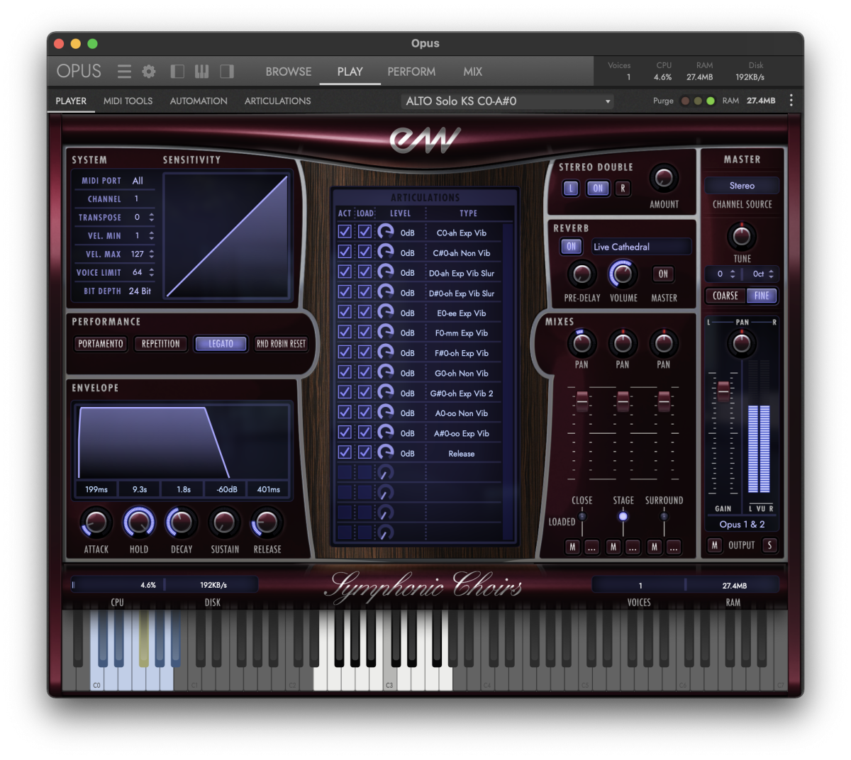 EASTWEST SYMPHONIC CHOIRS PLATINUM PLUS / VOTA (Download)