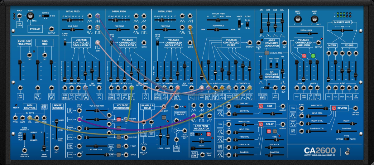 CHERRY AUDIO CA2600 Synthesizer (Download)