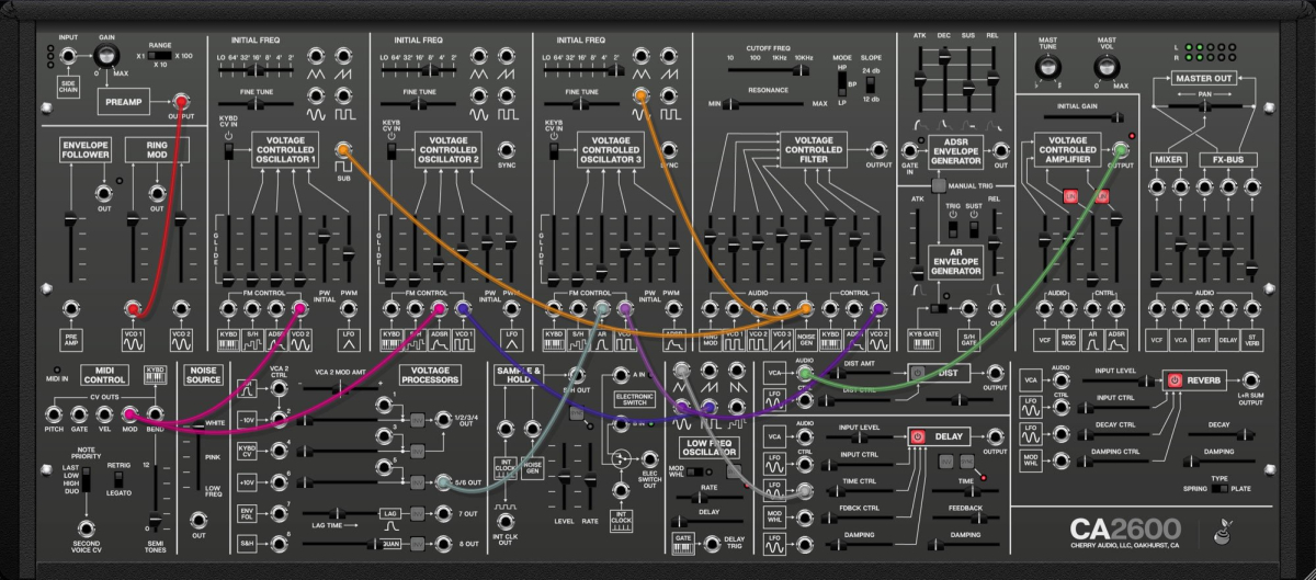 CHERRY AUDIO CA2600 Synthesizer (Download)