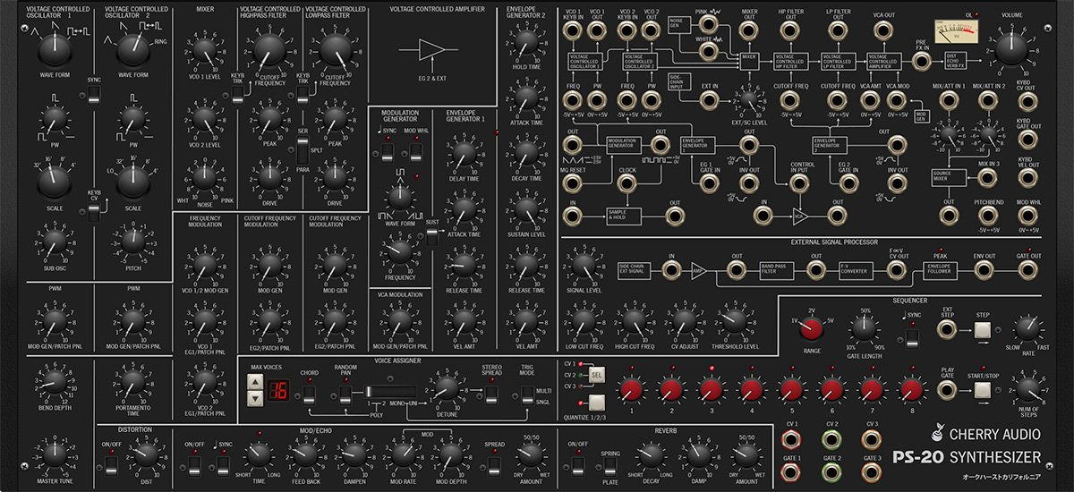 CHERRY AUDIO PS-20 Polyphonic Synthesizer (Download)