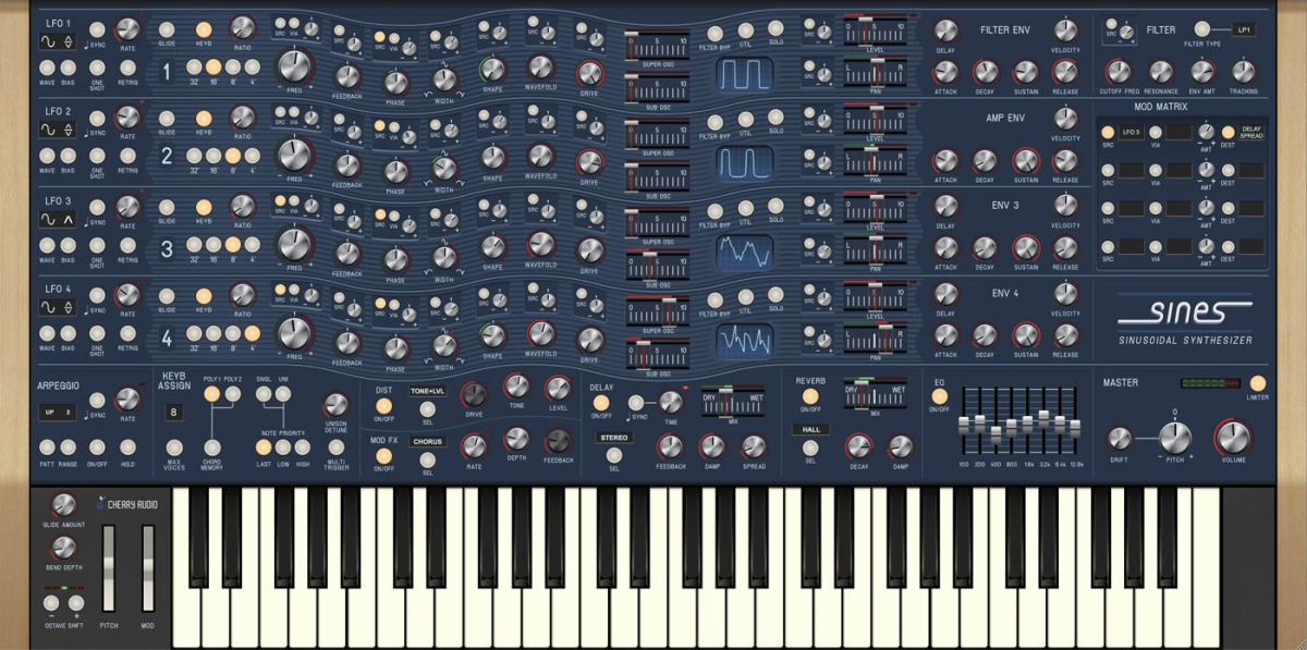 CHERRY AUDIO Sines Synthesizer (Download)