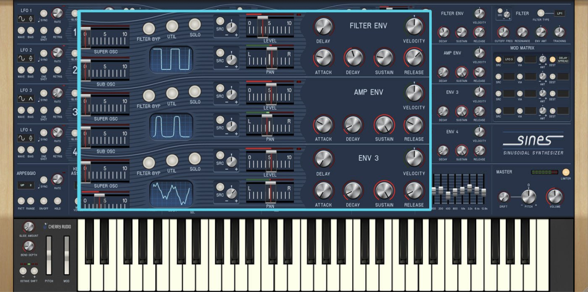 CHERRY AUDIO Sines Synthesizer (Download)