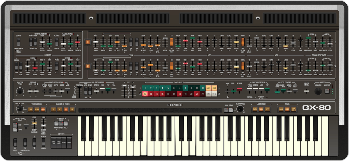 CHERRY AUDIO GX-80 Synthesizer (Download)