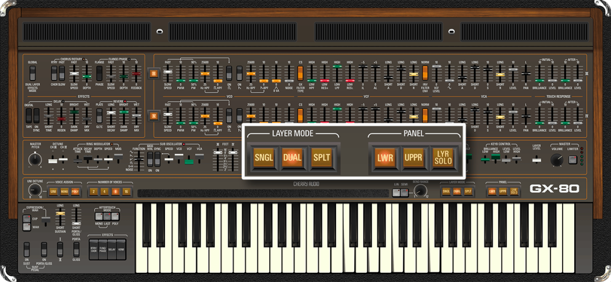 CHERRY AUDIO GX-80 Synthesizer (Download)