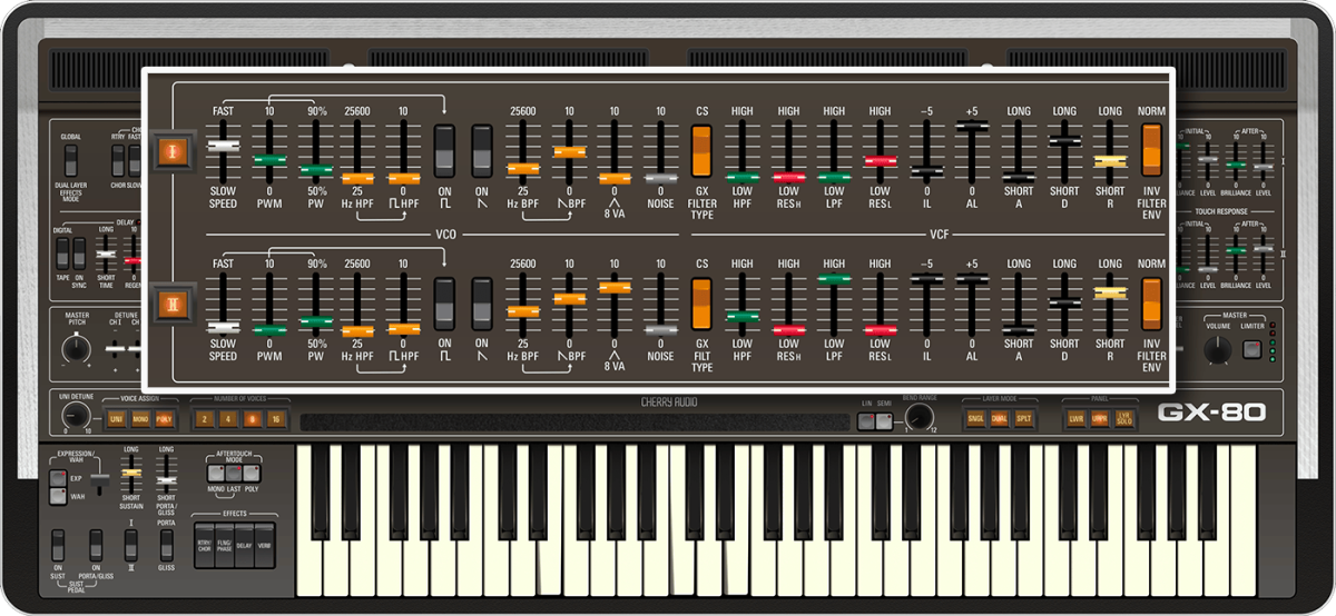 CHERRY AUDIO GX-80 Synthesizer (Download)