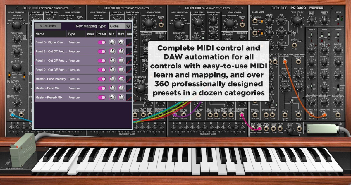 CHERRY AUDIO PS-3300 Synthesizer (Download)
