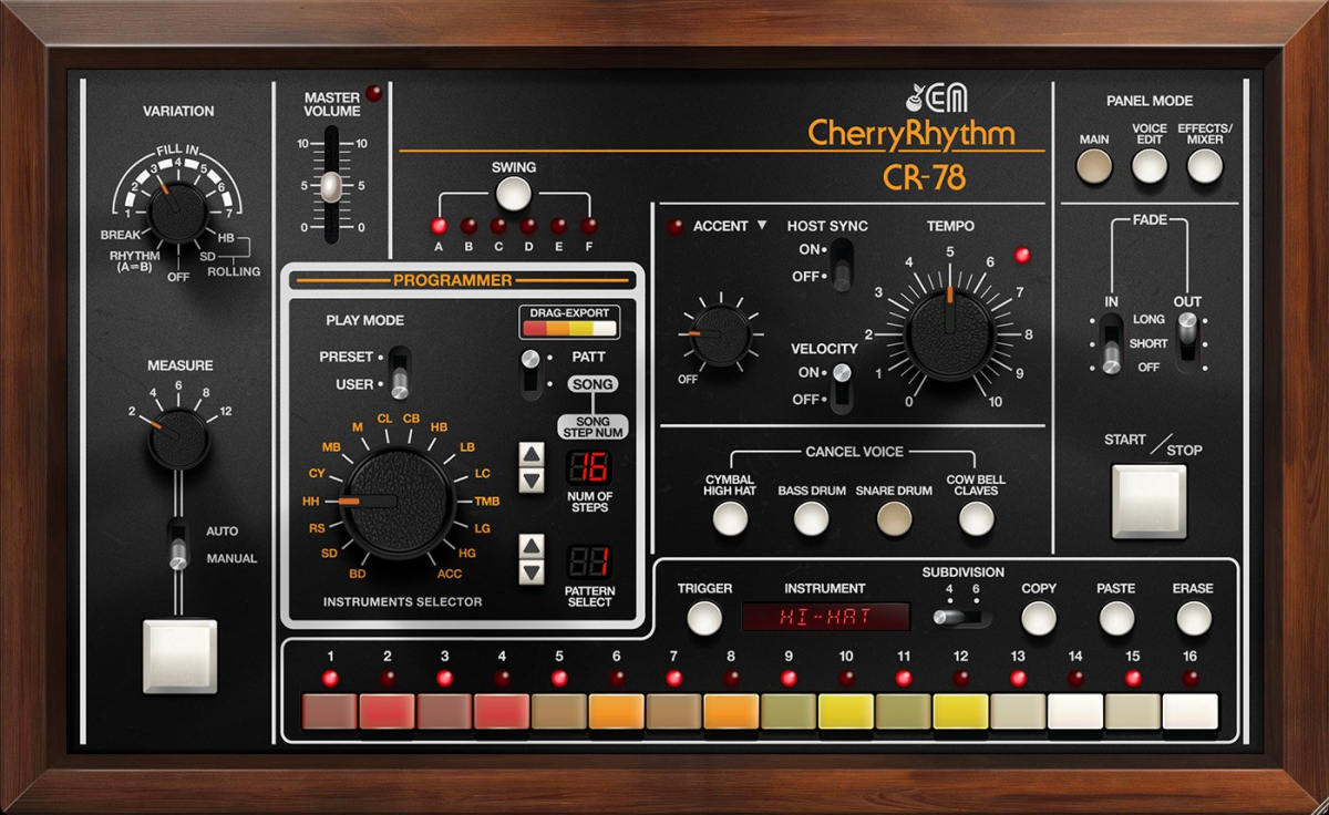 CHERRY AUDIO CR-78 Drum Machine (Download)