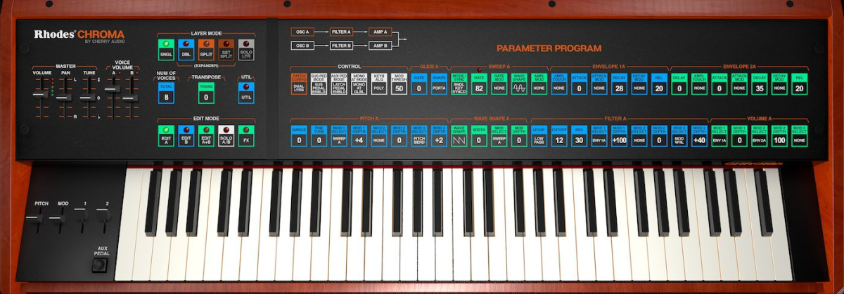 CHERRY AUDIO Rhodes Chroma Synthesizer (Download)