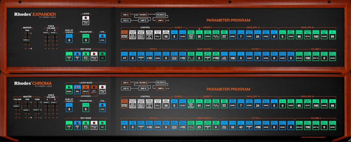 CHERRY AUDIO Rhodes Chroma Synthesizer (Download)