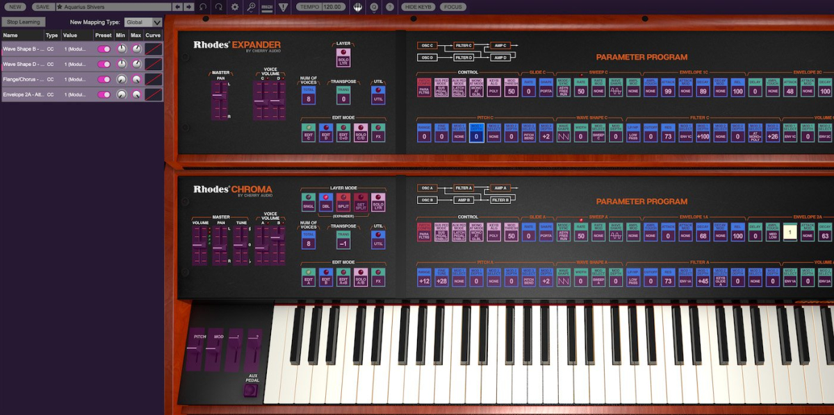 CHERRY AUDIO Rhodes Chroma Synthesizer (Download)