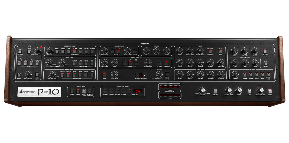 CHERRY AUDIO P-10 Synthesizer (Download)