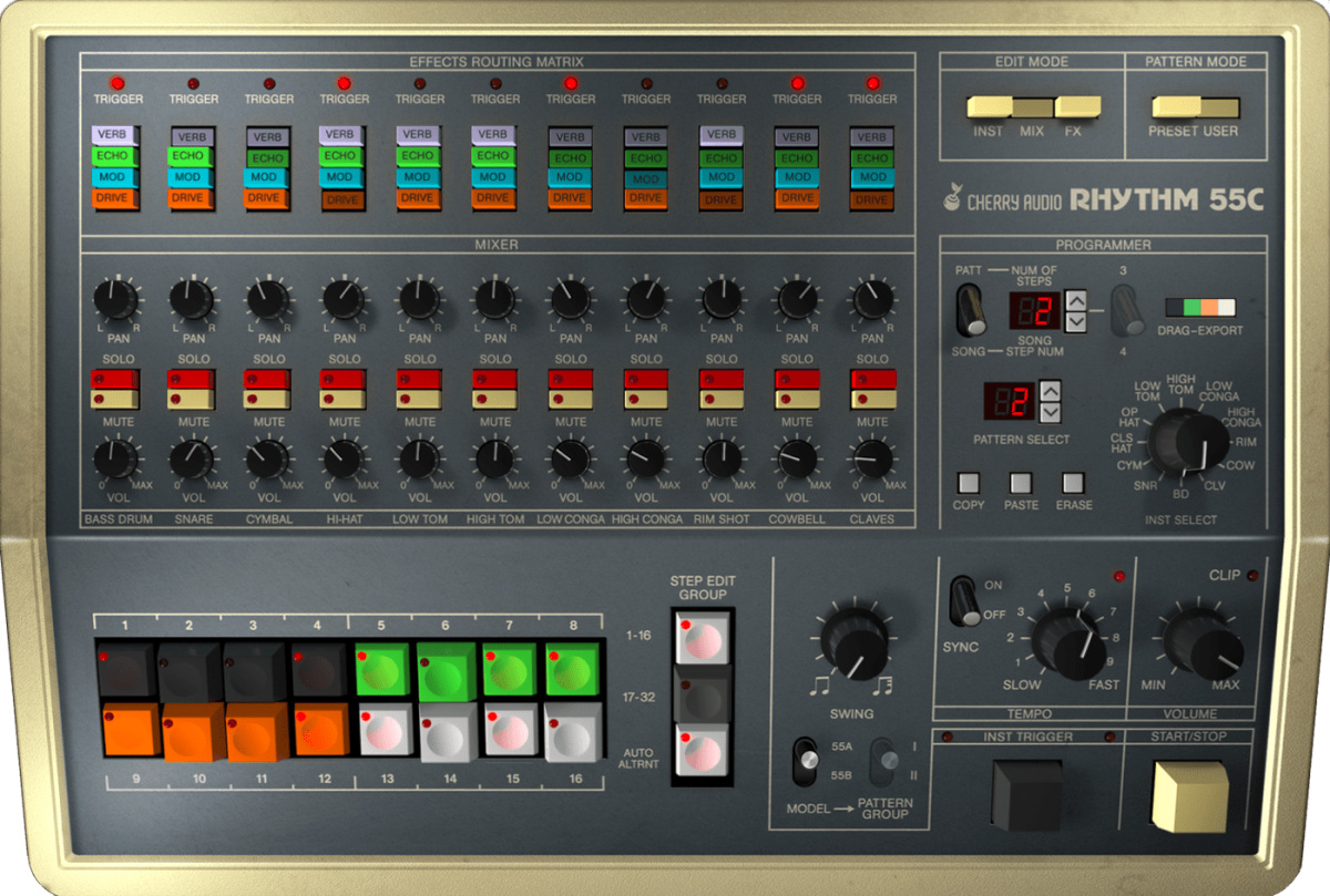 CHERRY AUDIO KR-55C Drum Machine (Download)