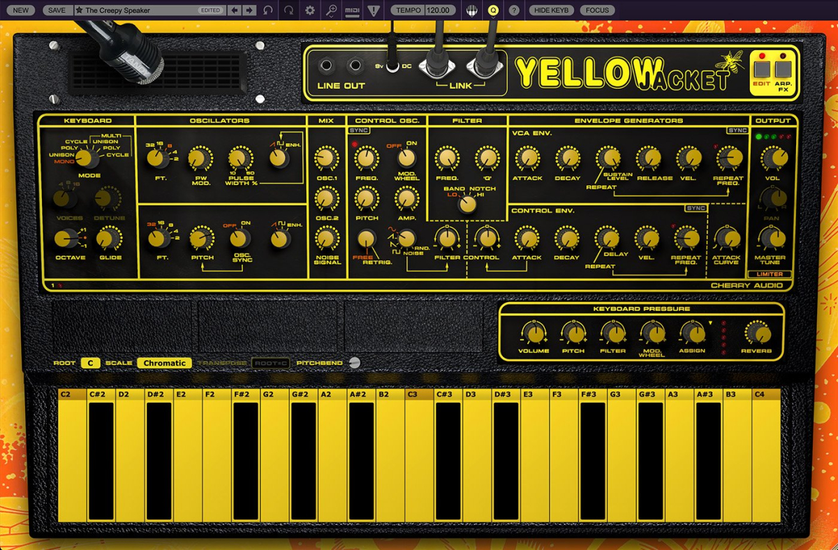 CHERRY AUDIO Yellowjacket Synthesizer (Download)