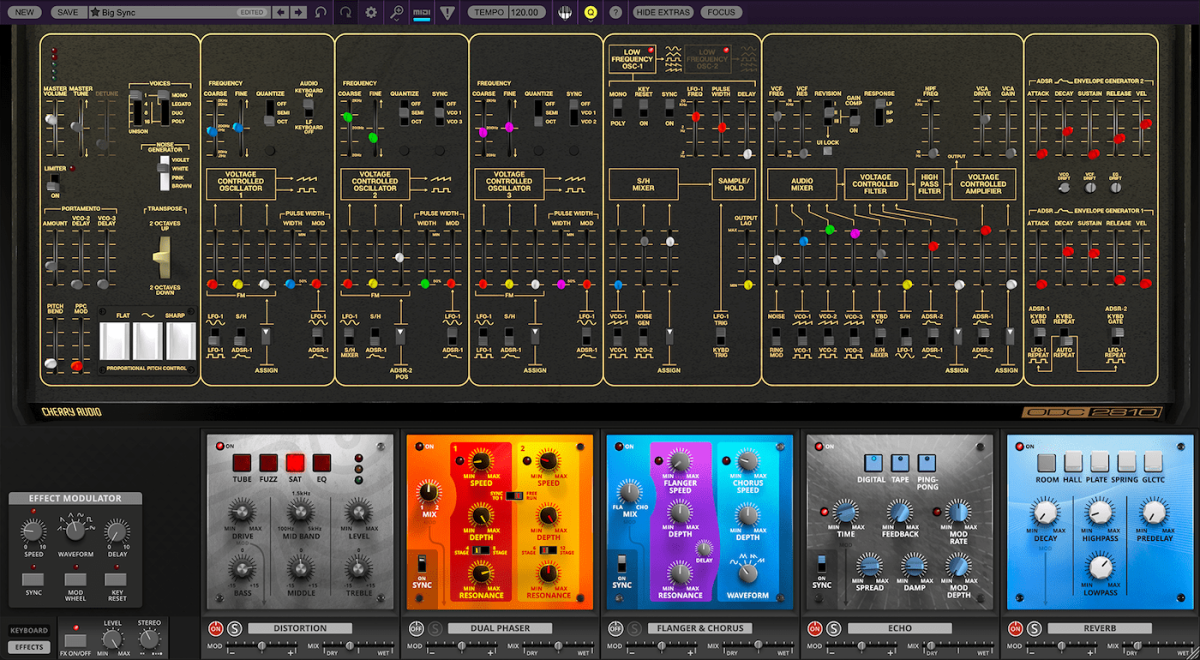 CHERRY AUDIO  ODC 2800 Synthesizer (Download)