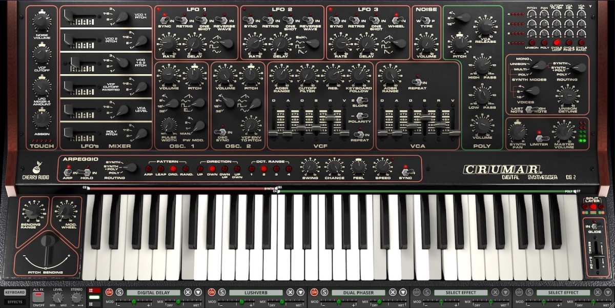 CHERRY AUDIO Crumar DS-2 Synthesizer (Download)