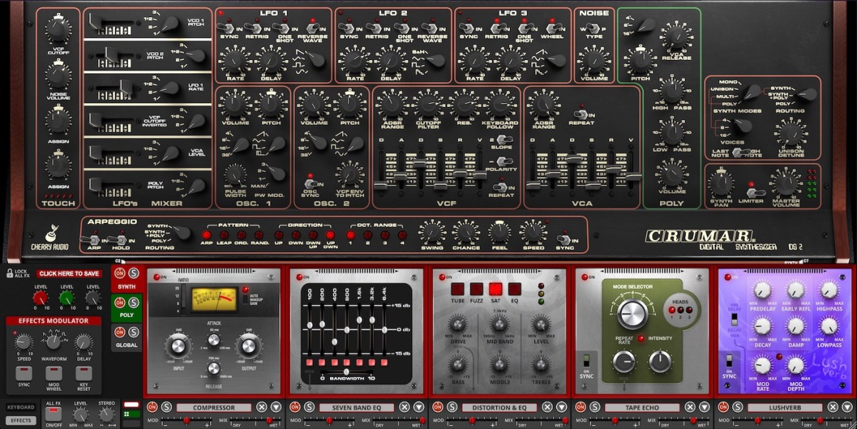 CHERRY AUDIO Crumar DS-2 Synthesizer (Download)
