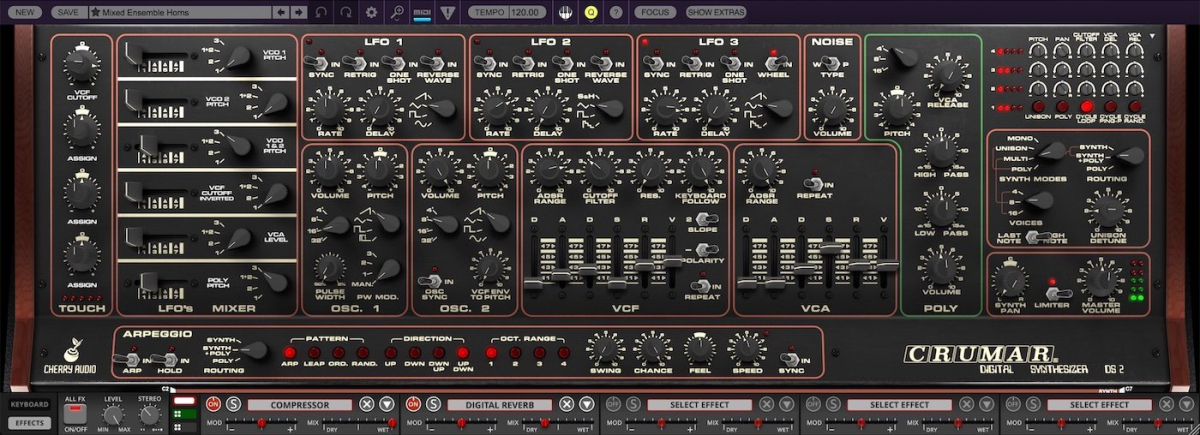 CHERRY AUDIO Crumar DS-2 Synthesizer (Download)