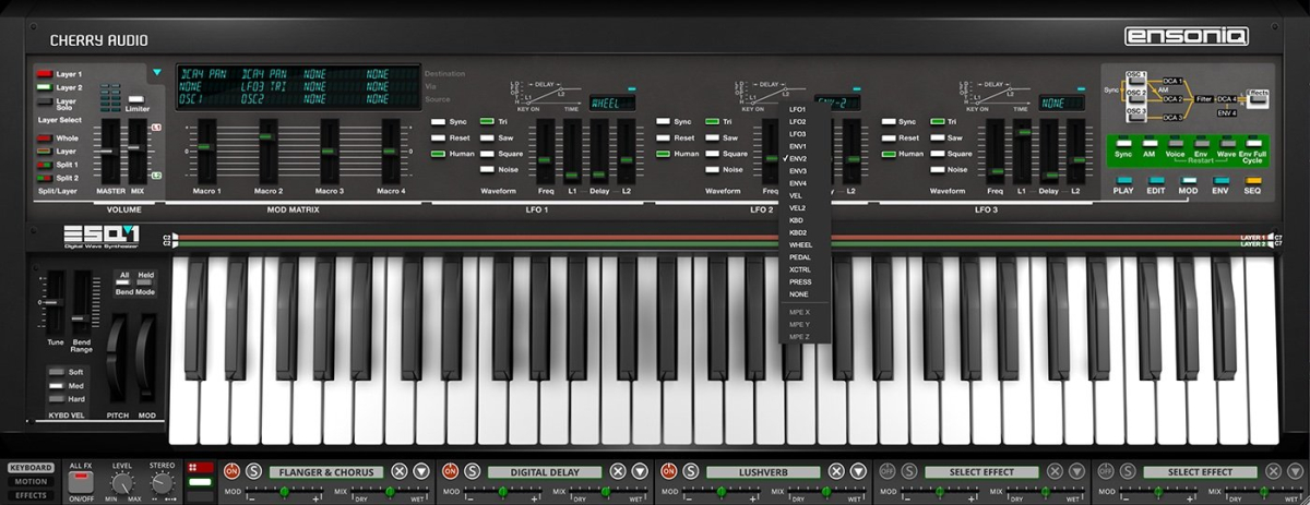 CHERRY AUDIO Ensoniq ESQ-1  (Download)