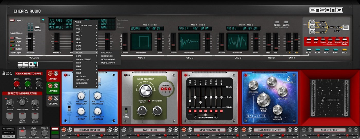 CHERRY AUDIO Ensoniq ESQ-1  (Download)